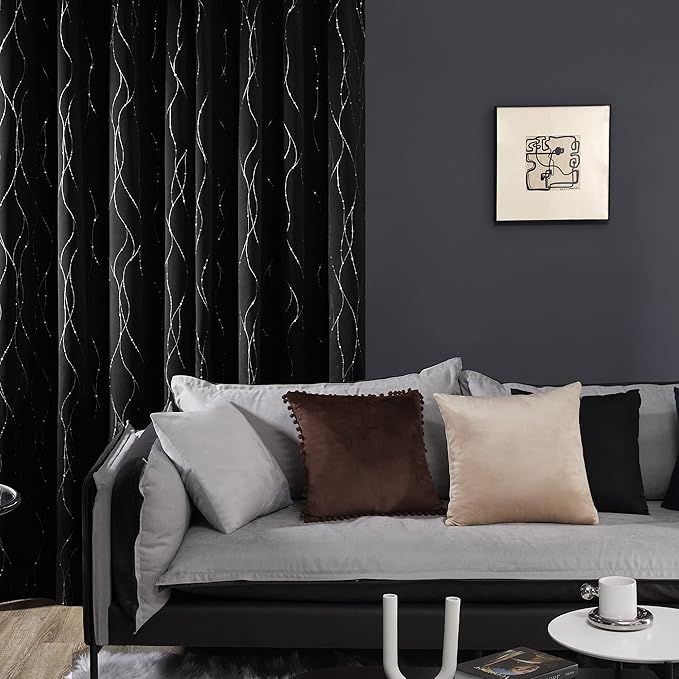 Deconovo Blackout Curtains for Bedroom, 72 Inch Length - Image 6