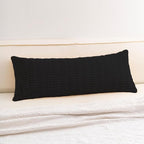 Corduroy Decorative Throw Pillow Covers 14x36 InchSoft Striped Pillow Covers by Unknown