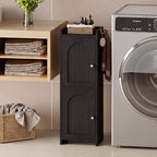 Arbuxzuy Small Bathroom Storage Cabinet with 2 Doors and Adjustable Shelf