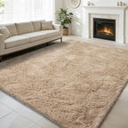 8x10 Fluffy Area Rugs for Living Room, Shag Area Rug for Bedroom by yulidayang