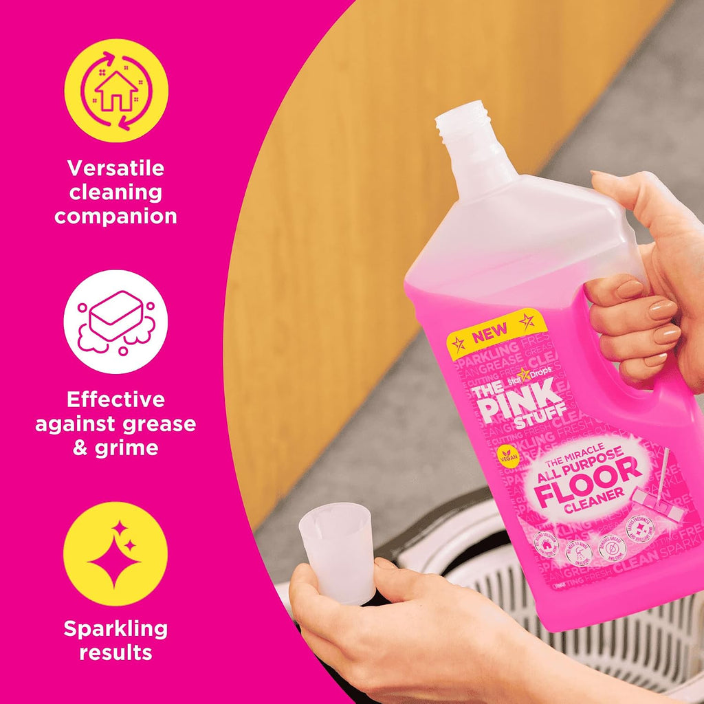 Stardrops The Pink Stuff Miracle All Purpose Floor Cleaner 33 Fl Oz 2 Pack