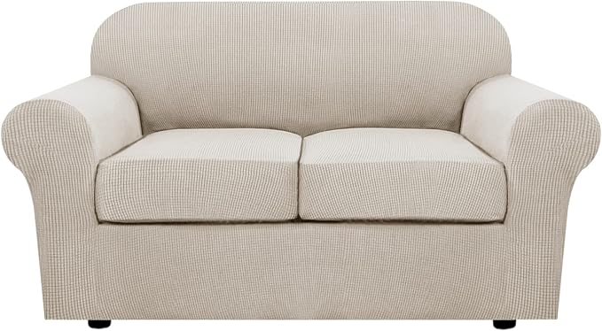 H.VERSAILTEX 3 Piece Stretch Sofa Covers by HVERSAILTEX
