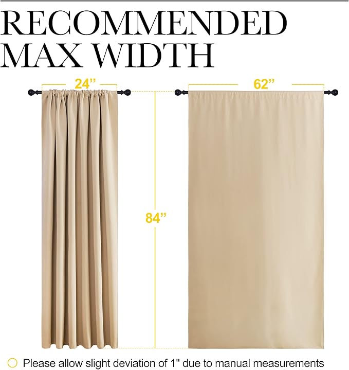 NICETOWN Room Darkening Curtains - Image 7