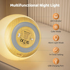 MediAcous Night Light for Kids, 7 Colors Changing Egg Light for Nursery