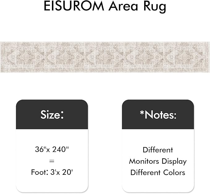 Hallway 3x20 Runner Rug - Image 2