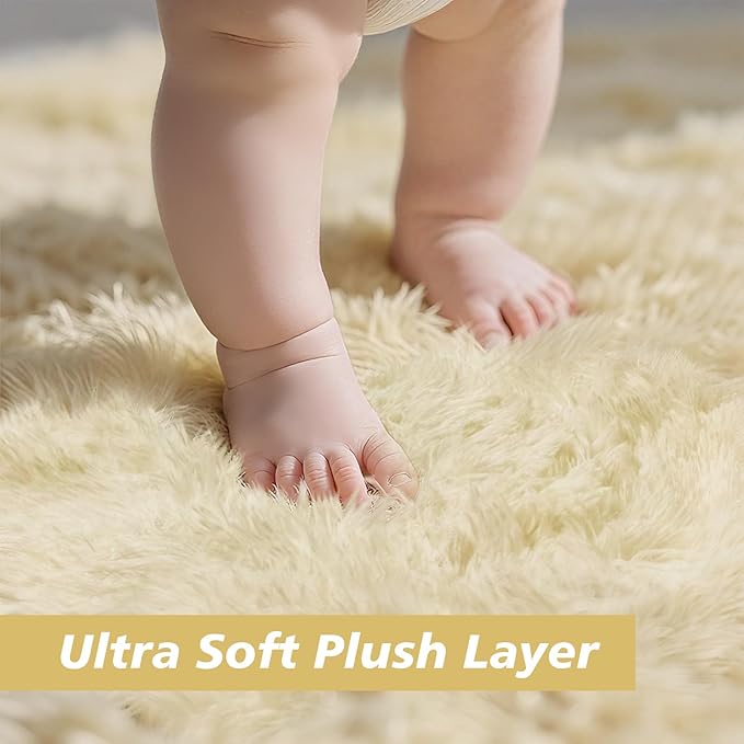 yulidayang Fluffy Round Area Rugs - Image 2