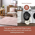 nuLOOM 5' x 8' Cozy Plush Area Rug, Machine Washable, Soft Fluffy Shag Carpet - Image 4