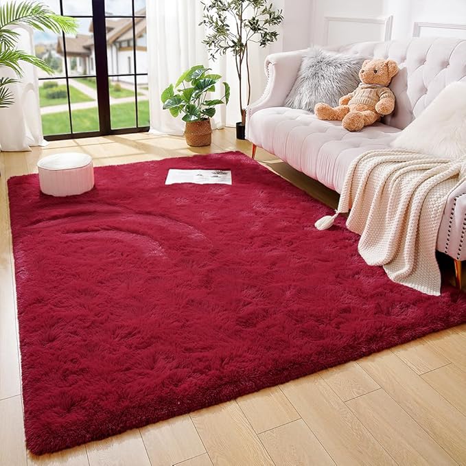 Amearea Premium Soft Fluffy Rug 4x5.3 Feet, Fuzzy Area Rugs by AmeareaDirect