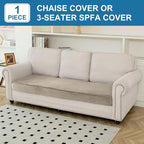 Couch Cover Velvet Chaise Cushion Cover - Image 5