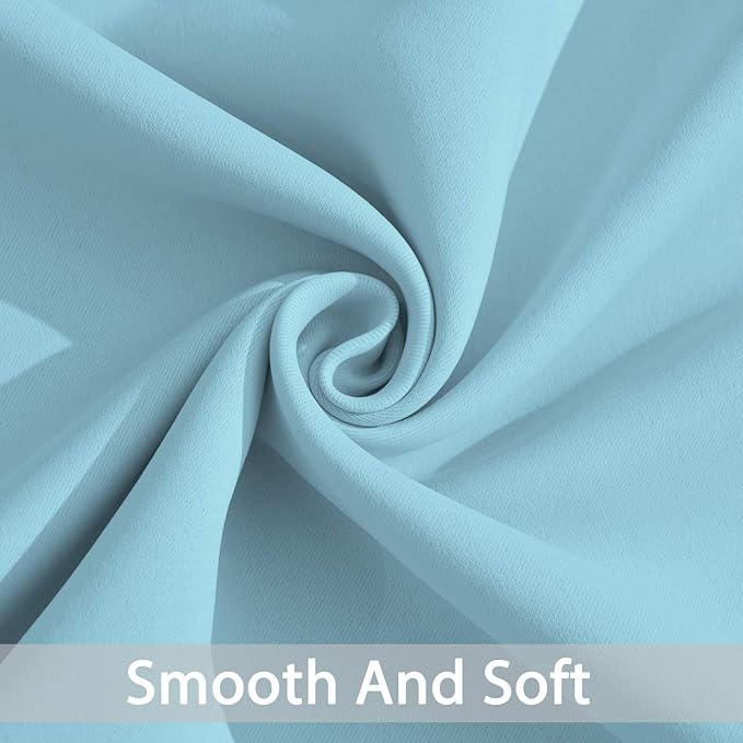 Yakamok Blackout Curtains for Bedroom, Grommet Thermal Insulated Room Darkening - Image 5