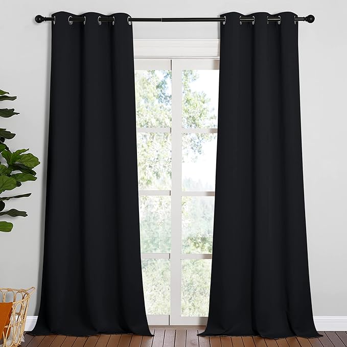 NICETOWN Black Out Curtain Panels by NICETOWN