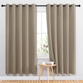 NICETOWN Bedroom Curtains Blackout Drapery Panels, 2 Panels, 70 x 72 inches by NICETOWN