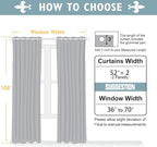 ChrisDowa Blackout Curtains 108 inches Long - Image 5