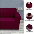 Joccun Christmas Stretch Couch Cover Slipcovers, 1-Piece Sofa Covers - Image 5