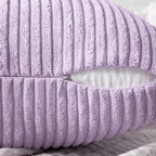 MIULEE Purple Decorative Throw Pillow Covers 18x18 Inch - Image 3