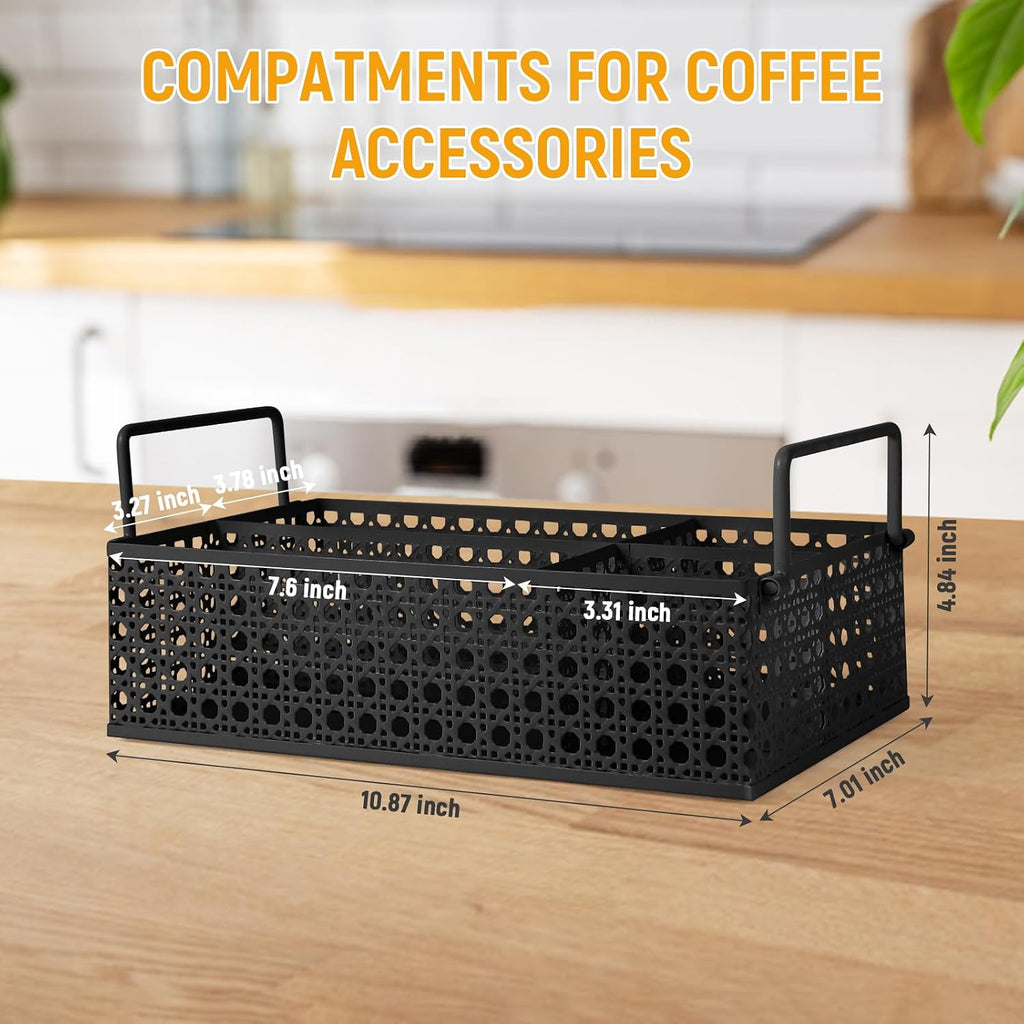 Coffee Station Organizer Metal Coffee Bar Organizer Coffee Pods Holder