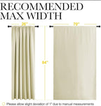 NICETOWN Living Room Curtains, Home Decorations Thermal Insulated Solid Rod - Image 7