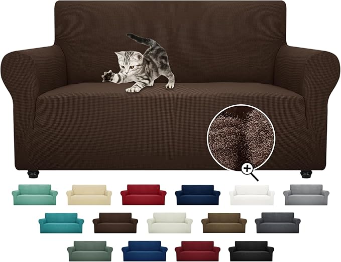 ZNSAYOTX Super Stretch Couch Cover Love Seat Sofa Covers by ZNSAYOTX