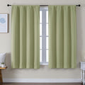 Simplebrand Ava Sage Green Blackout Curtains by Simplebrand