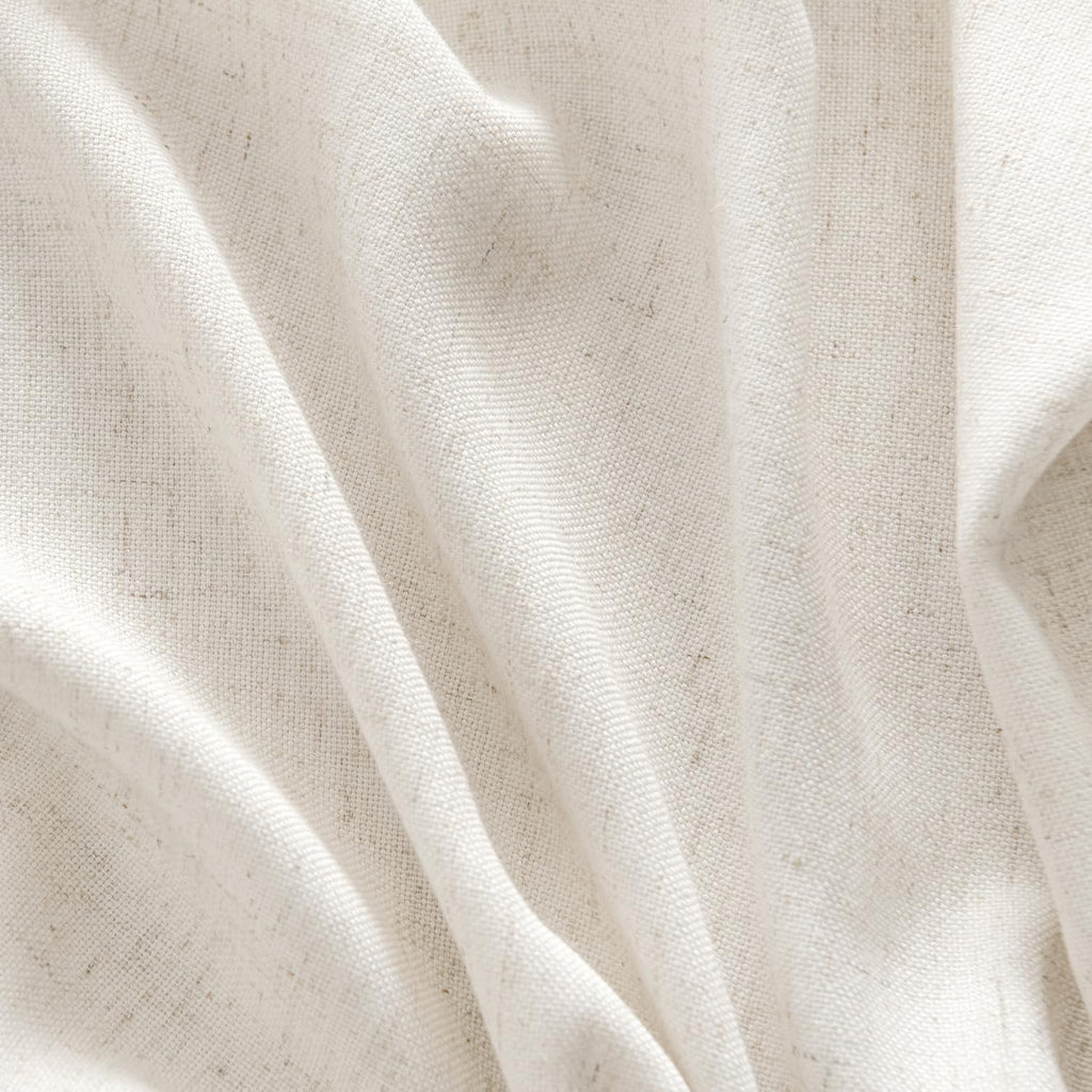 MIULEE Non-See-Through Privacy Linen Curtains 52W x 84L Inch Natural White