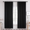 Deconovo Blackout Curtains, Thermal Insulated, W52 x L108 2 Panels, Back Tab by Deconovo