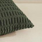 Fancy Homi 4 Packs Boho Olive Green Decorative Throw Pillow Covers 18x18 Inch - Image 4