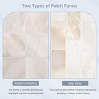 Tanmicoshomy White Shell Framed Wall Mirrors for Bathroom 24x36 Inch