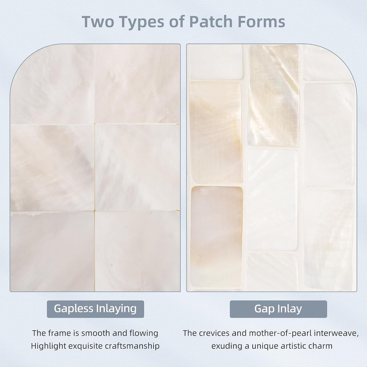 Tanmicoshomy White Shell Framed Wall Mirrors for Bathroom 24x36 Inch