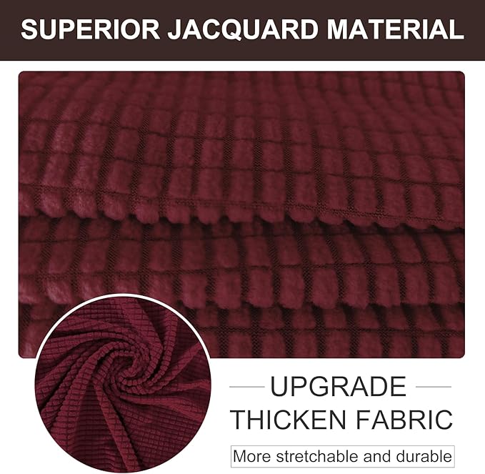 U-NICE HOME Oversized Stretch Loveseat Couch Cover Sofa Covers Washable Sofa - Image 4
