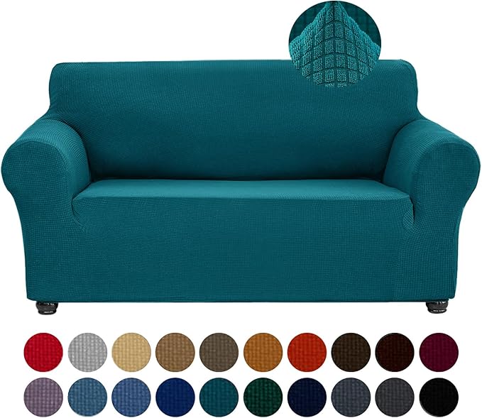 Joccun Stretch Loveseat Couch Cover, 1-Piece Sofa Cover by Joccun