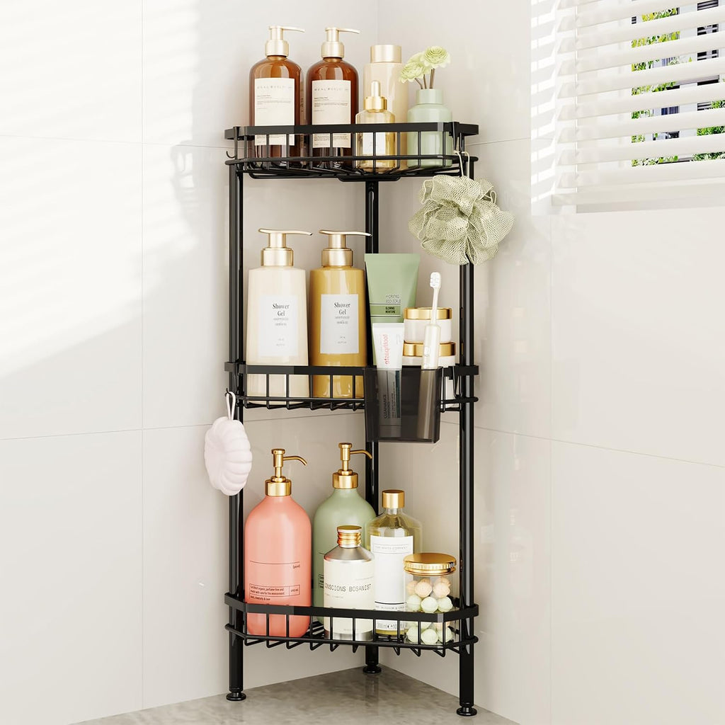 Corner Shower Caddy Stand - Rustproof Bathroom Organizer&Storage