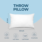 Utopia Bedding Throw Pillows – 16 x 26 Inches Down Alternative Pillows - Image 4