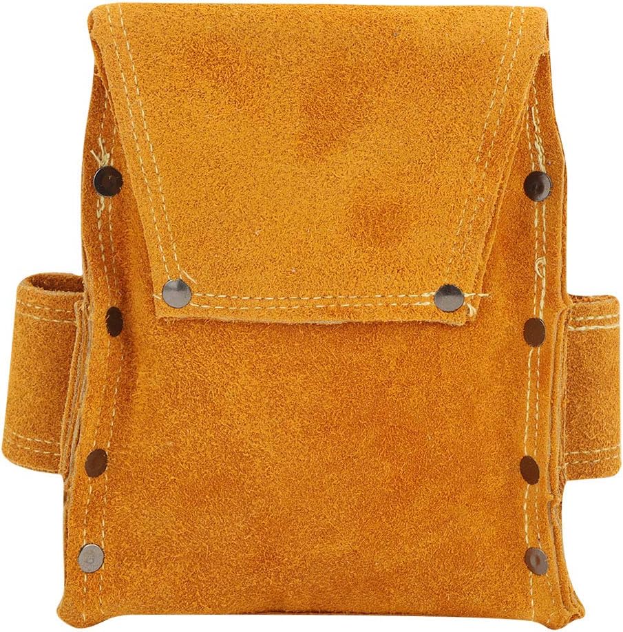 Professional Nail Tool Waist Bag Leather Tool Pouch