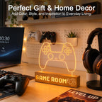Game Room Decor LED Neon Sign, RGB Gaming Room Light for Desk Setup, 16 Colors 6 Dynamic Modes with Remote, Gamer Gifts for Men Teen Boys Kids, Cool Gaming Accessories for Bedroom Office Wall Decoration