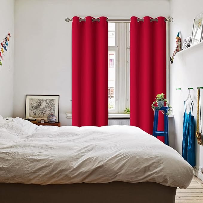 BGment Room Darkening Curtains 84 Inches Long - Image 2