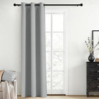Yakamok Blackout Curtains for Bedroom, Grommet Thermal Insulated Room Darkening by Yakamok