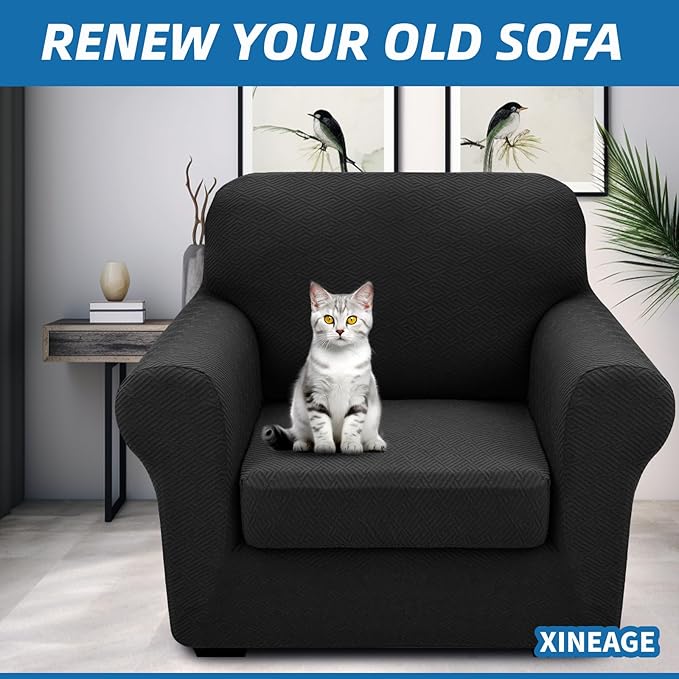 XINEAGE 2026 New 2 Pieces Chair Covers - Image 3