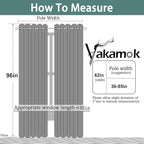 Yakamok Blackout Curtains Room Darkening Thermal Insulated Window Panels - Image 7