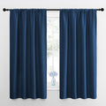 NICETOWN RV Blackout Curtains for Camper Windows, Moroccan Blue, Short Blackout by NICETOWN