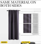NICETOWN Greyish Purple Blackout Curtains 84 inches Length - Image 5