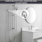 Faucet Wall Mount Supply Elbow for Delta Hand Held Shower, Solid Brass Shower Wall Outlet, Wall Union for Shower Hose, 50560
