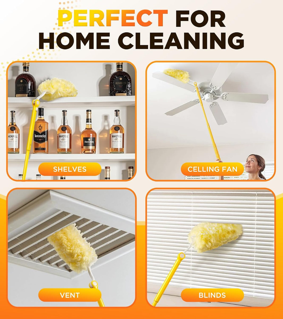 REKOPI Heavy Duty Duster Refills for Swiffer Duster, 20 Count