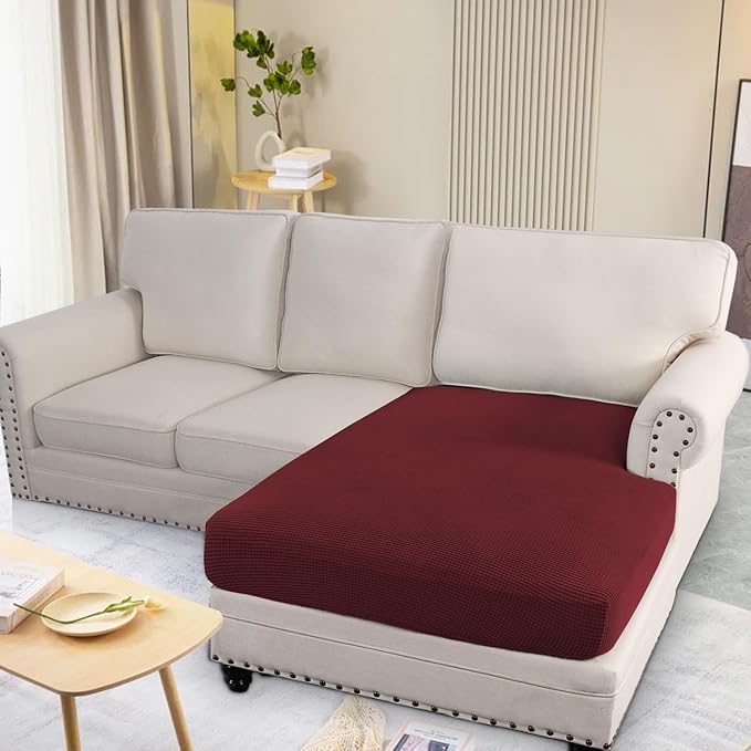 H.VERSAILTEX Super Stretch Individual Chaise Cover Sectional Couch Covers - Image 2