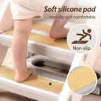 Mloong Foldable Toddler Step Stool for Bathroom Sink, Toilet Potty Training