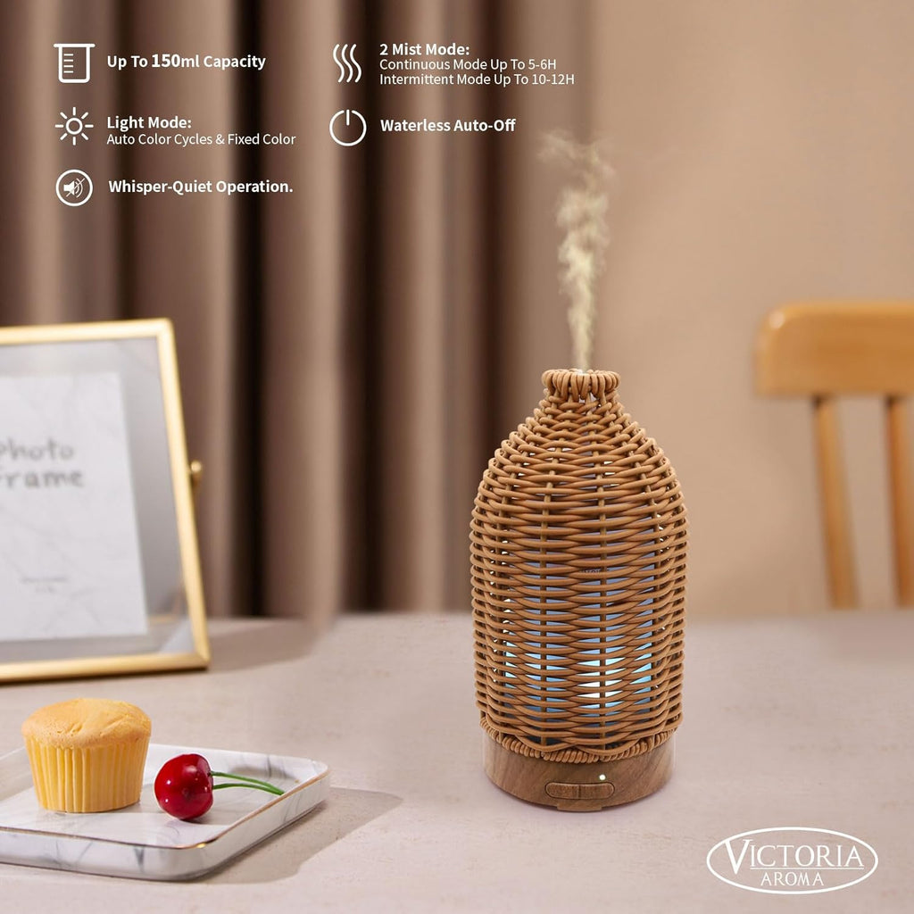 Essential Oil Diffuser - Multifunction Aromatherapy Diffuser