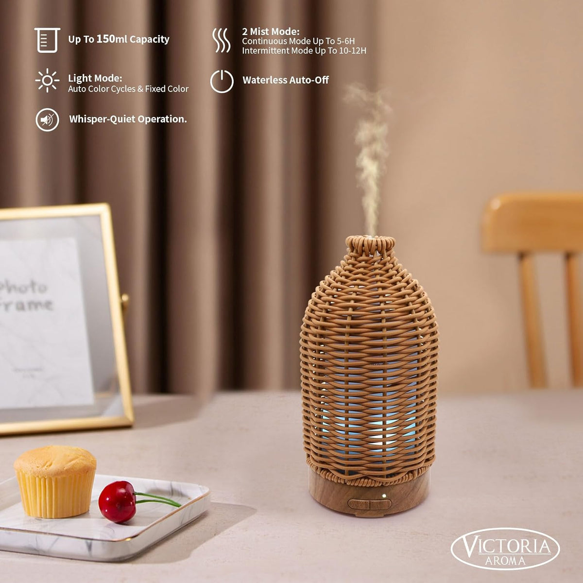 Essential Oil Diffuser - Multifunction Aromatherapy Diffuser