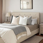 MIULEE Pack of 4 Couch Throw Pillow Covers 20x20 Inch Gray Soft Decorative - Image 7