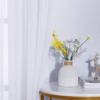 NICETOWN White Sheer Curtains 72 inches Long - Image 5