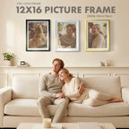 2 Pcs 12 x 16 Frame Black Display Diamond Art Painting 30x40cm, 10x14 Mat