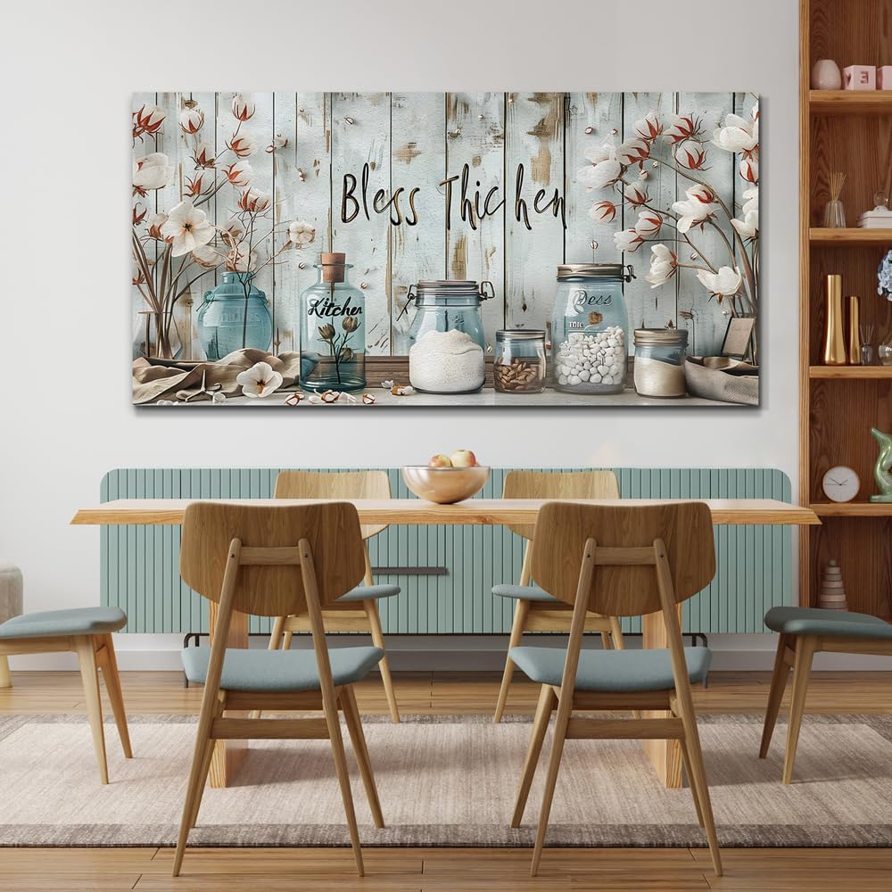 Large Wall Decor Canvas Wall Art for Bedroom Living Room Decor Kitchen and Dining Room Painting Artwork Print for Home Decor Room for Office Farmhouse Room Decoration Aesthetics 30x60 in